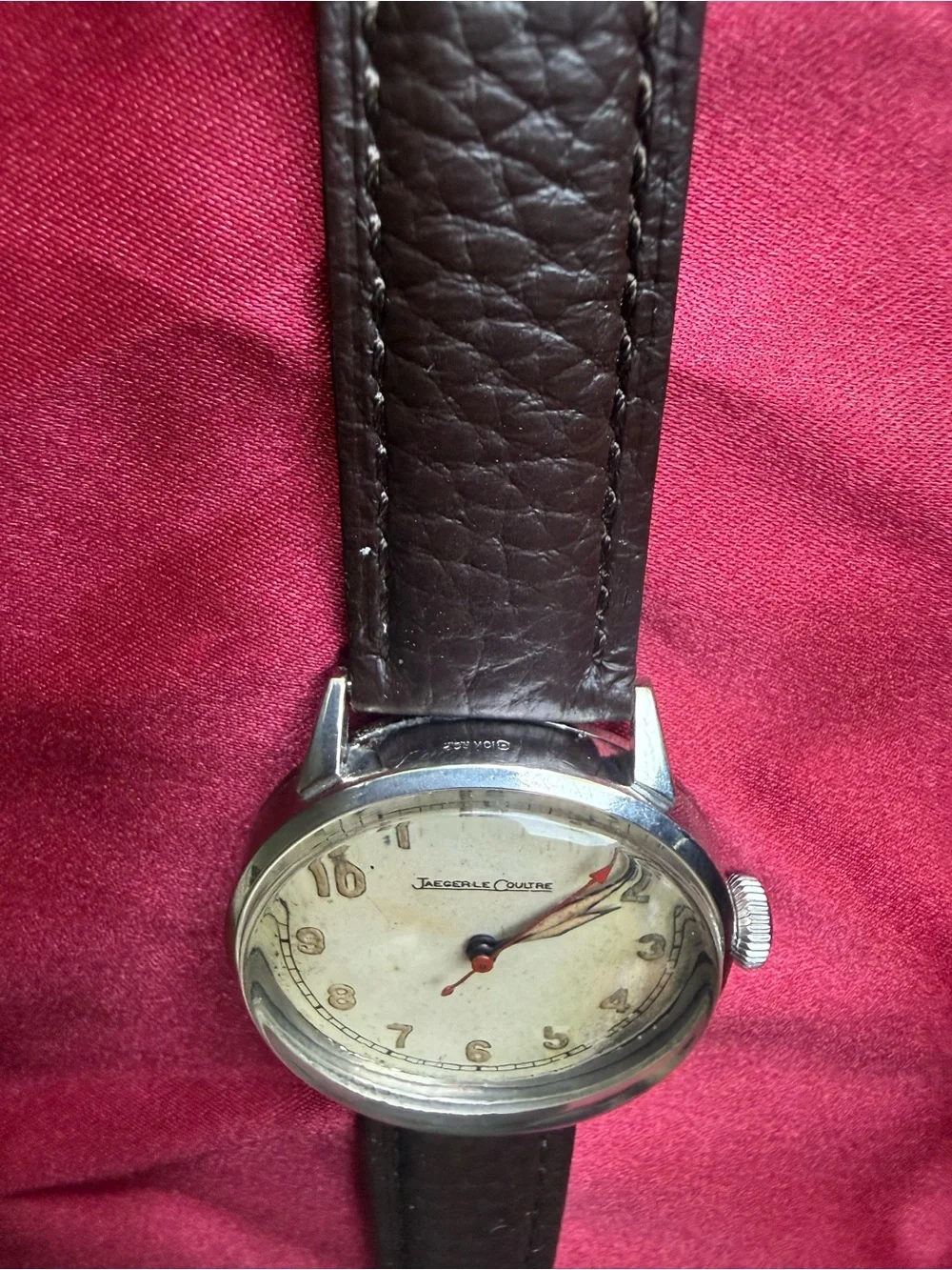 1945 Jaeger LeCoultre WW2 P478 33.5 Swiss Mechanical Watch Officers Pvt Purchase